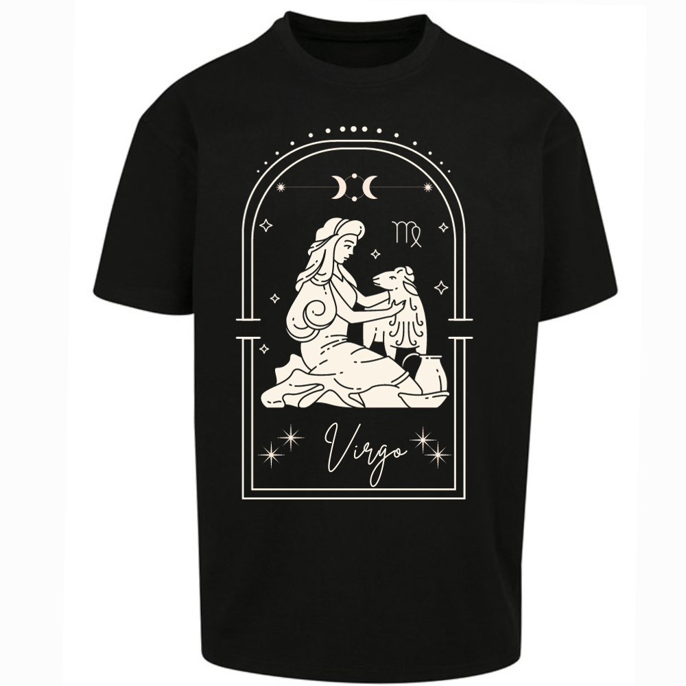 Virgo Zodiac Premium Oversized Short Sleeve T-shirt
