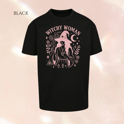 Witchy Woman Spiritual Oversized Short Sleeve T-shirt
