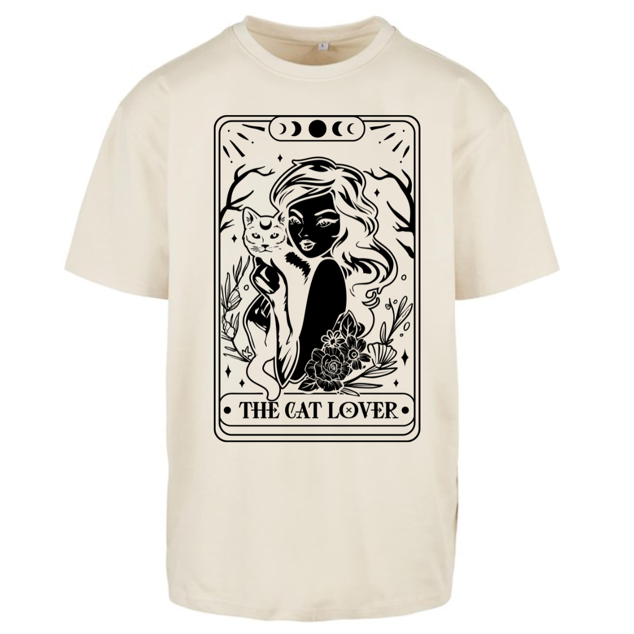 The Cat Lover Tarot Witch Premium Oversized Short Sleeve T-shirt