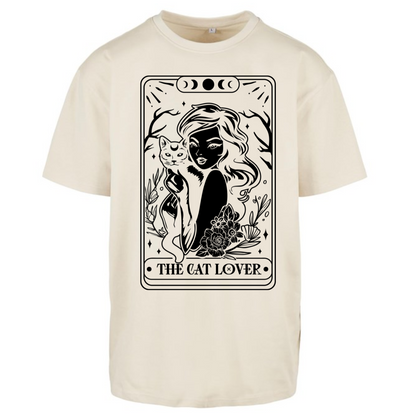 The Cat Lover Tarot Witch Premium Oversized Short Sleeve T-shirt