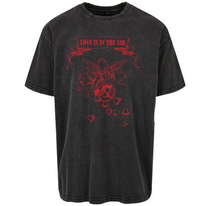Love is in the Air Cupid Valentines Oversized T-shirt