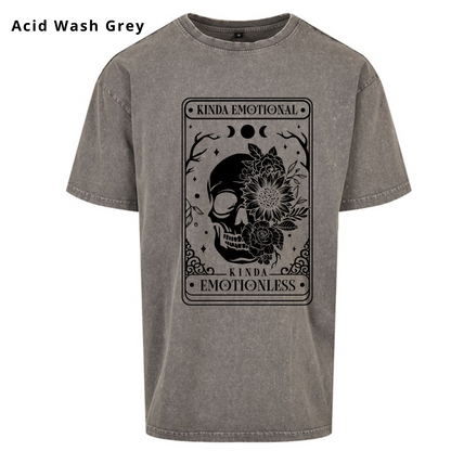 Kinda Emotional Kinda Emotionless Tarot Oversized T-shirt