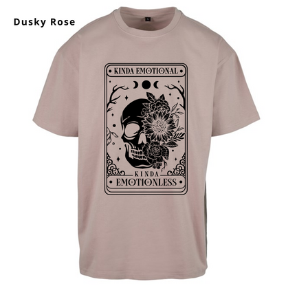Kinda Emotional Kinda Emotionless Tarot Oversized T-shirt