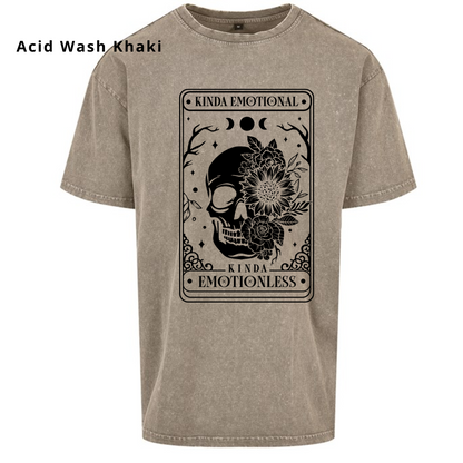 Kinda Emotional Kinda Emotionless Tarot Oversized T-shirt