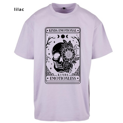 Kinda Emotional Kinda Emotionless Tarot Oversized T-shirt
