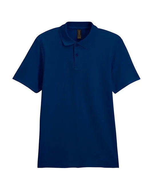 Cotton Gildan Polo Shirt Navy Medium x1
