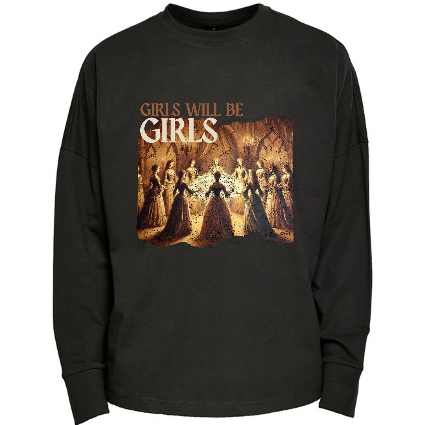 Girls will be Girls Coven Premium Oversized Long Sleeve T-shirt