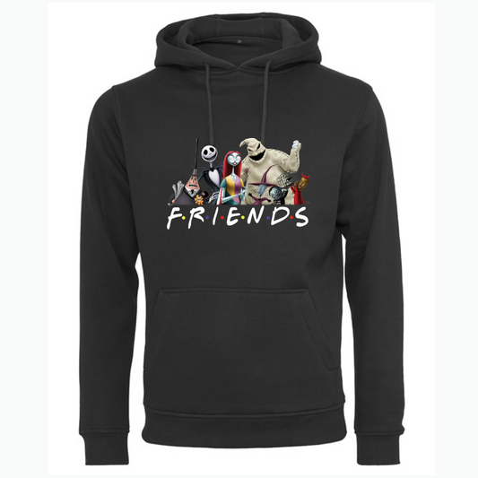 Friends Horror Halloween Heavyweight Premium Hoodie