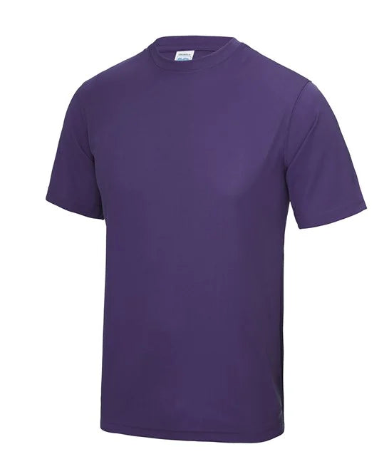 Unisex Sports Dry Fit T-shirt purple size Medium