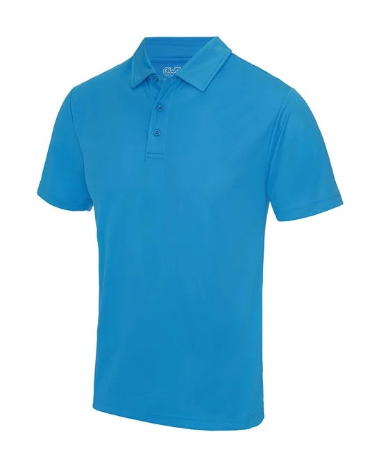 Unisex Sports Dry Fit Polo Shirt Sapphire Blue size Medium