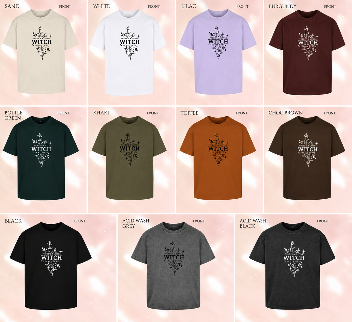 There's a Little Witch in All of Us Premium Oversized Short Sleeve T-shirt