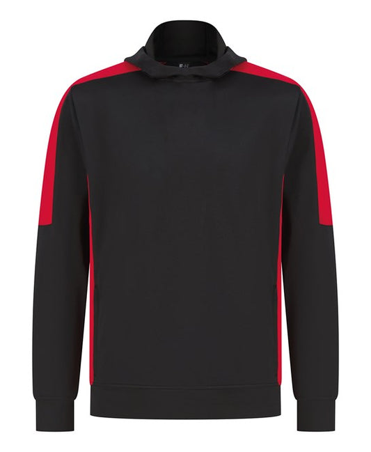 Sports Dry fit material Hoodie 2xl Black Red Trim