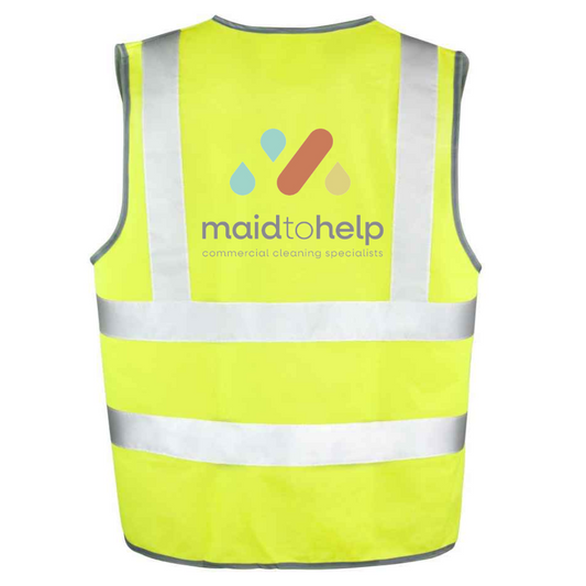 Maid To Help Staff Uniform - Hi Viz Waistcoat