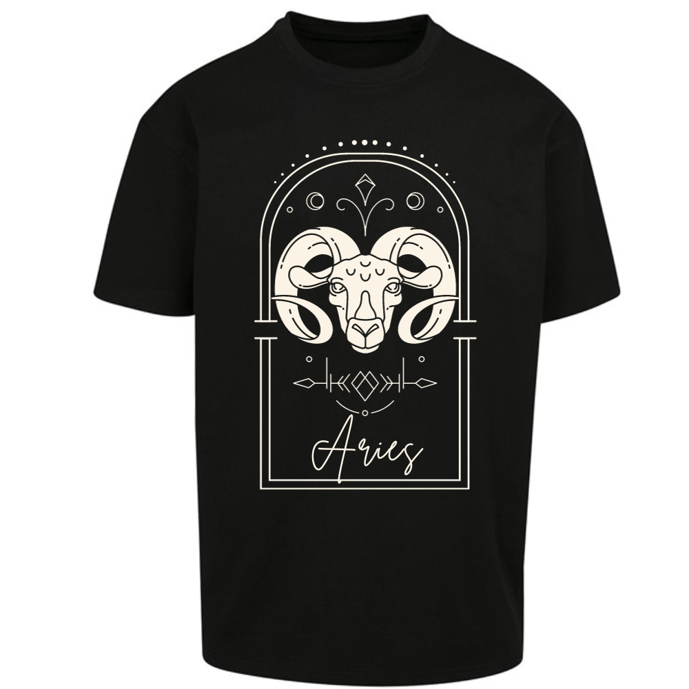 Aries Zodiac Premium Oversized Short Sleeve T-shirt