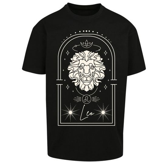 Leo Zodiac Premium Oversized Short Sleeve T-shirt