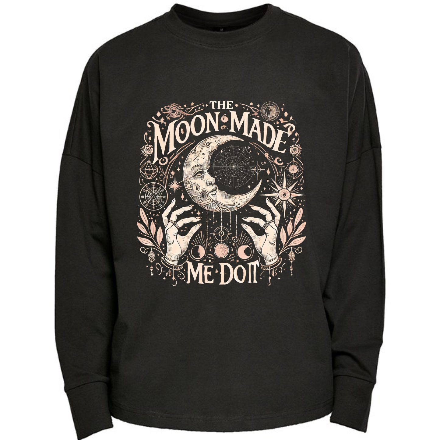 The Moon Made Me Do it  Premium Oversized Long Sleeve T-shirt