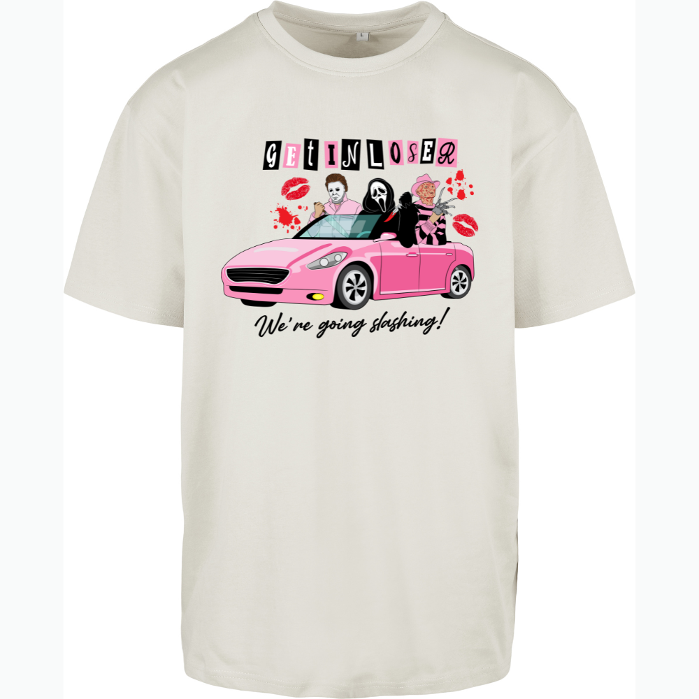 Get in Loser, Slasher Oversized Short Sleeve T-shirt