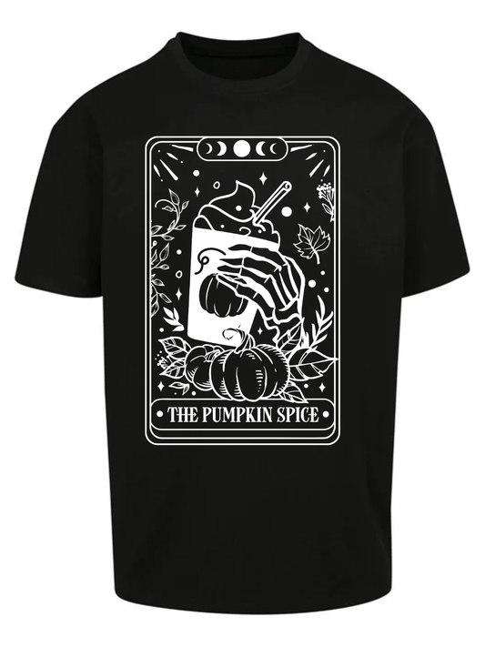 Pumpkin Spice Tarot Oversized Short Sleeve T-shirt