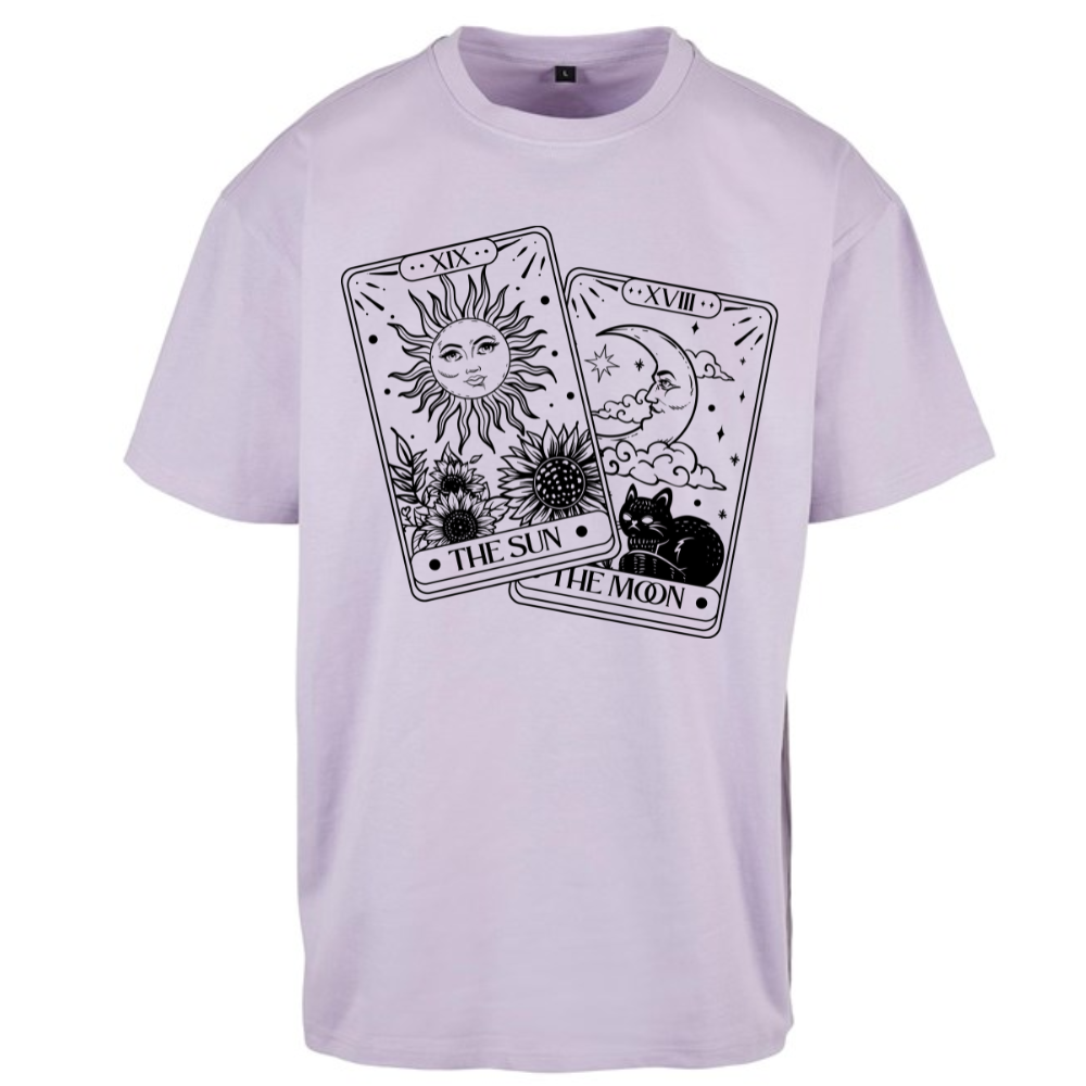 Sun & Moon Tarot Overszied T-shirt