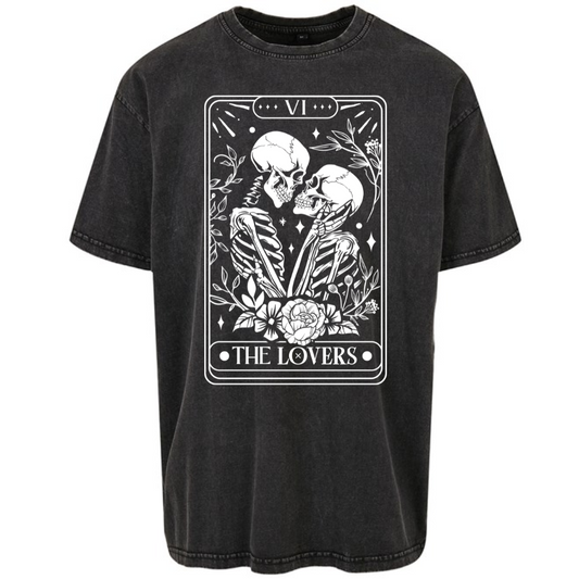 The Lovers Tarot Overszied T-shirt