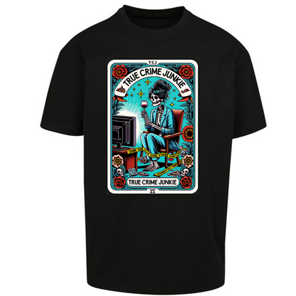 True Crime Junkie Tarot Oversized T-shirt