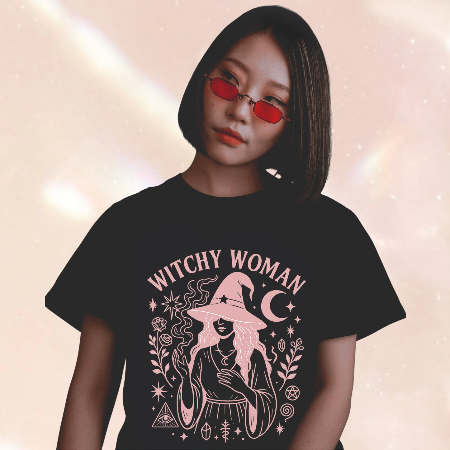 Witchy Woman Spiritual Oversized Short Sleeve T-shirt