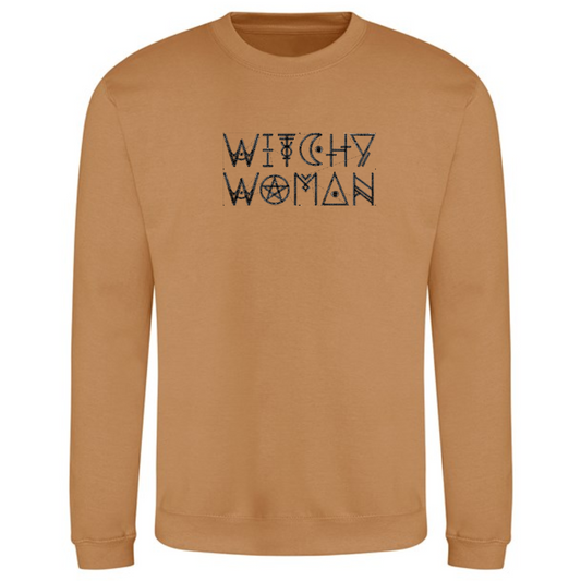 Witchy Woman Embroidered Loose Fit Jumper