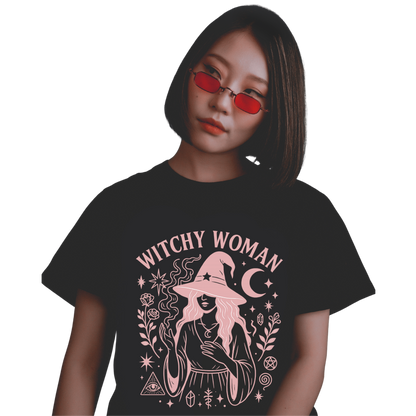 Witchy Woman Spiritual Oversized Short Sleeve T-shirt