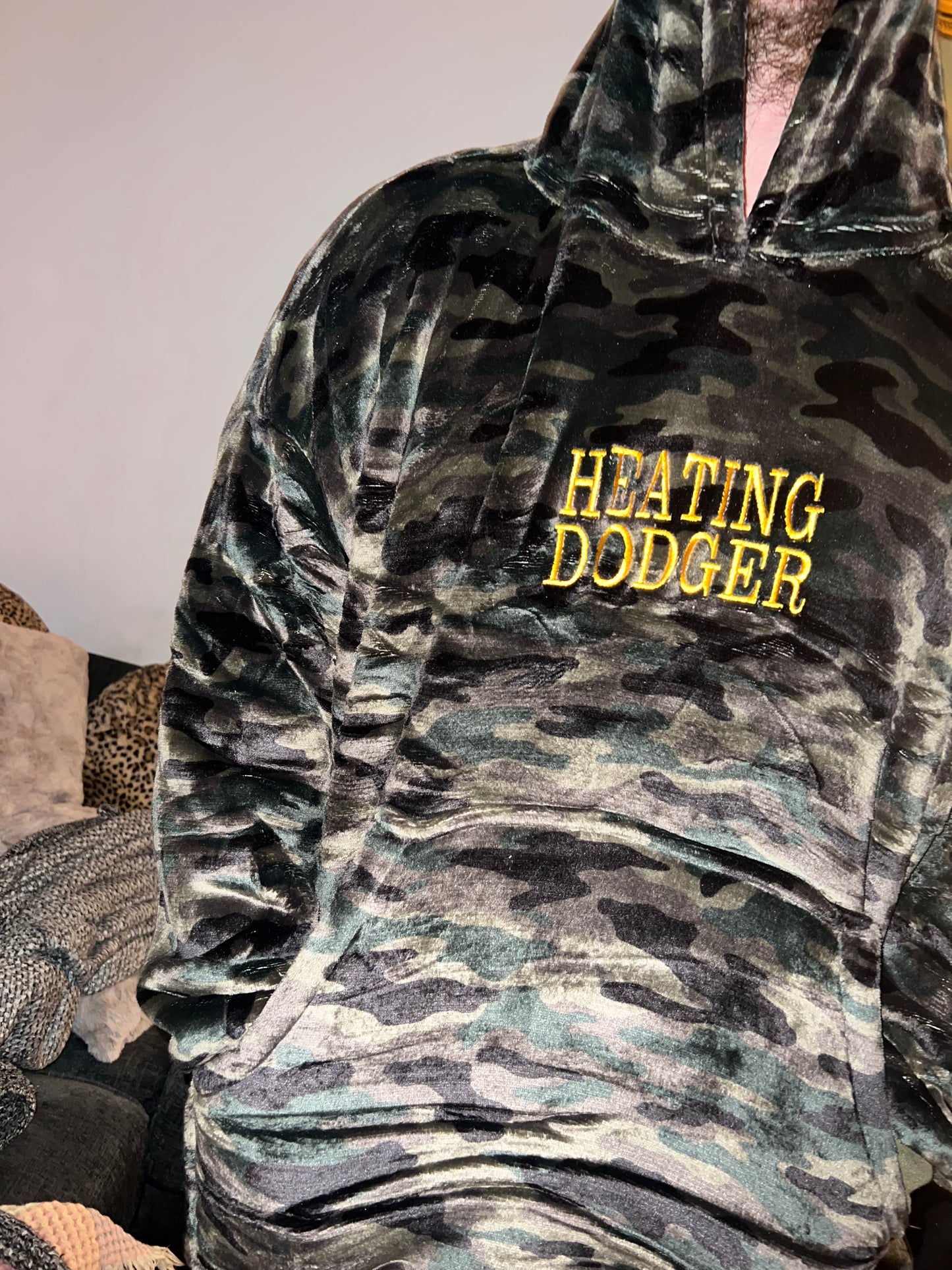Embroidered Oversized Adults Blanket Hoodie